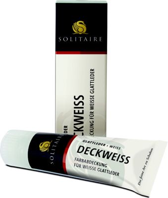 Solitaire Deckweiss f&uuml;r weisse Schuhe